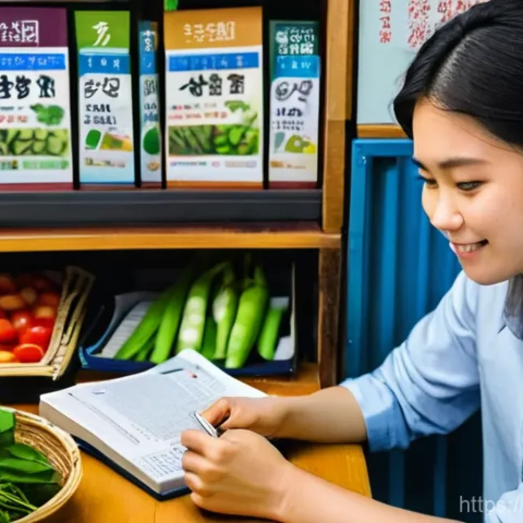 JLPT와 일본 내 유학의 차별화 - **Prompt 1: From Textbook to Tokyo Street**
    A split image or diptych contrasting two scenes. On ...