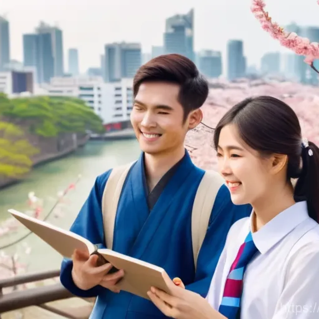 JLPT와 일본어 강사 자격증의 차이점 - "Bridging Worlds: Thai Students Embracing Japanese Opportunities"**
A vibrant and diverse group of y...