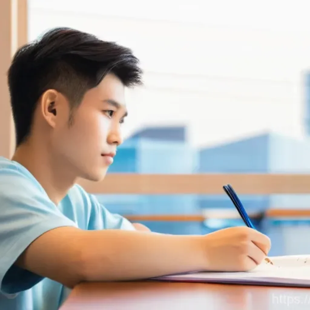 JLPT 시험 공부 커리큘럼 작성법 - **Prompt 1: Focused JLPT Goal Setting and Planning**
"A young Thai student, appearing to be in t...