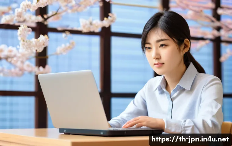 JLPT와 일본어 이론 공부 병행하는 법 - **Prompt 1: JLPT as a Gateway to Opportunities**
    A determined young woman, of East Asian descent...