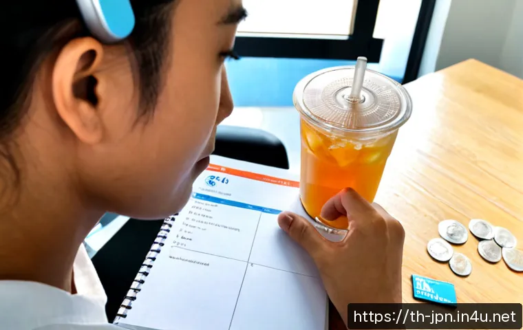 Home 17 JLPT 자격증 취득 후 일본어 학습 방향 - Photorealistic Thai young professional in a bright Bangkok apartment, confidently studying Japanese ...