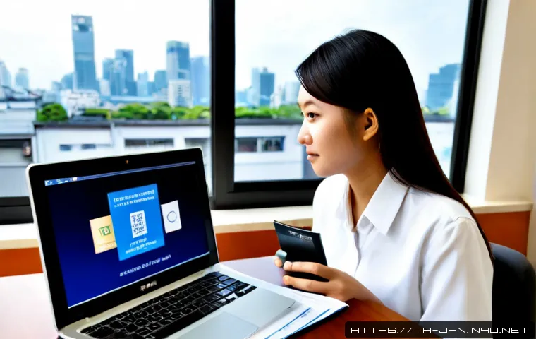 Home 17 JLPT와 일본 내 취업의 어려움과 해결책 - Photorealistic career preparation scene for a Thai professional seeking work in Japan: a focused you...